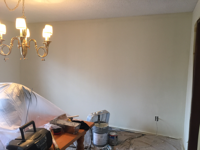 Walls With 2 Coats of Finish Paint