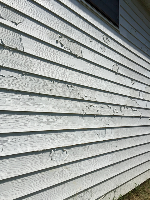 Failing Paint on Siding