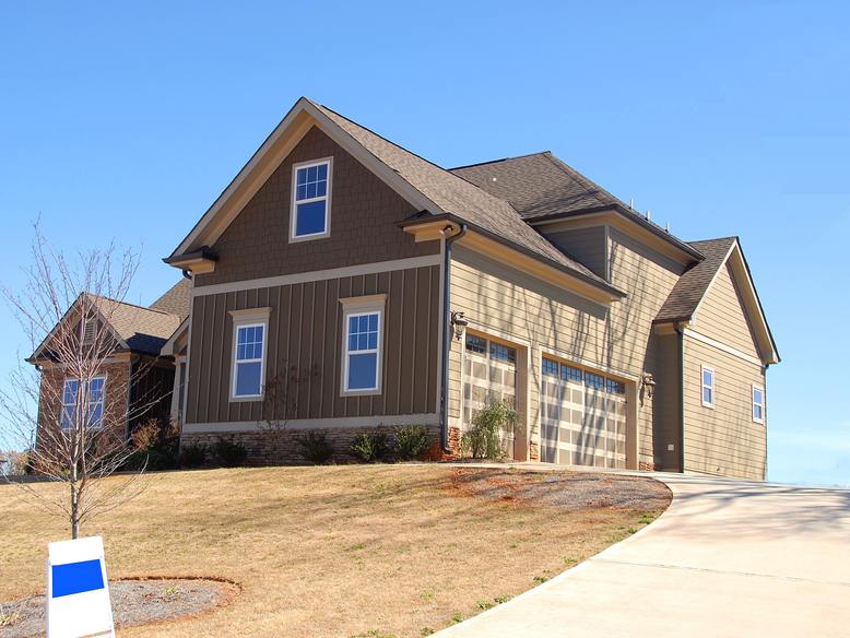 exterior of house prepared for painting