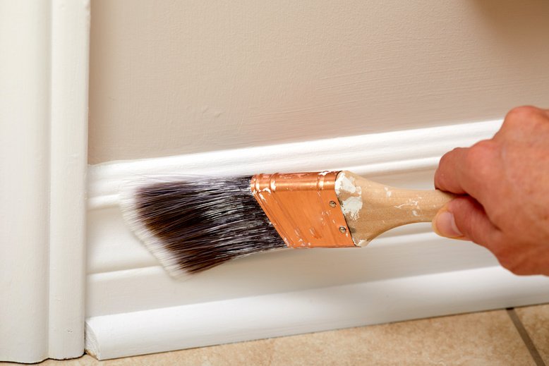 The Best Paint Brush for Trim and Baseboards - Semigloss Design