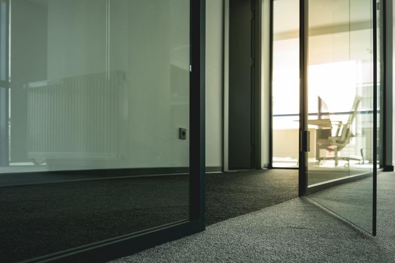 carpet flooring in newly remodeled office building