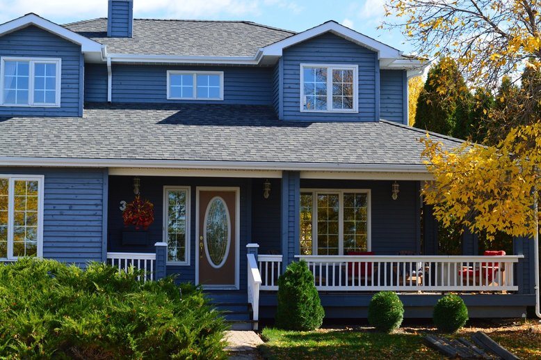 exterior house paint preserved by regular maintenance