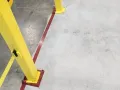 auto manufacturing plant flooring repainted