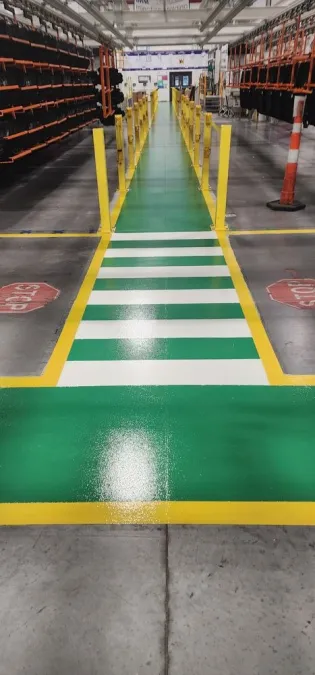 auto manufacturing plant epoxy flooring project