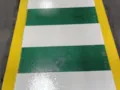 safety aisles repainted in auto manufacturing plant