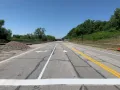 hunt midwest underground drive roadway striping project