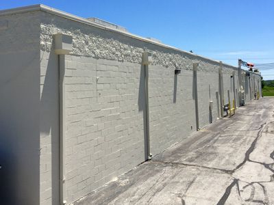 waterproofing and exterior painting for commercial building