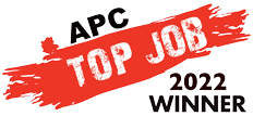 APC Top Job 2022 Winner Badge - Major Painting