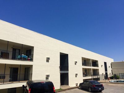 exterior painting of cambridge west apartments